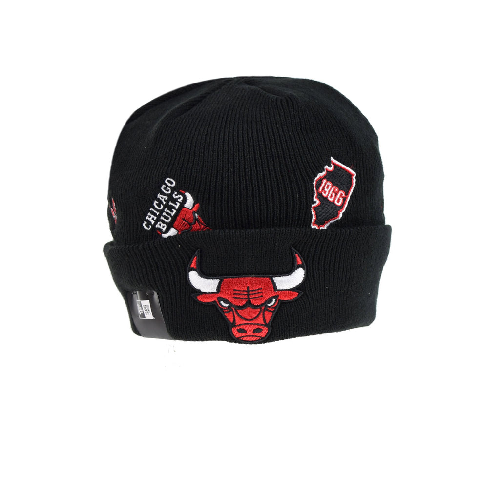 New Era Chicago Bulls Knit Identity Men's Beanie Black-Red