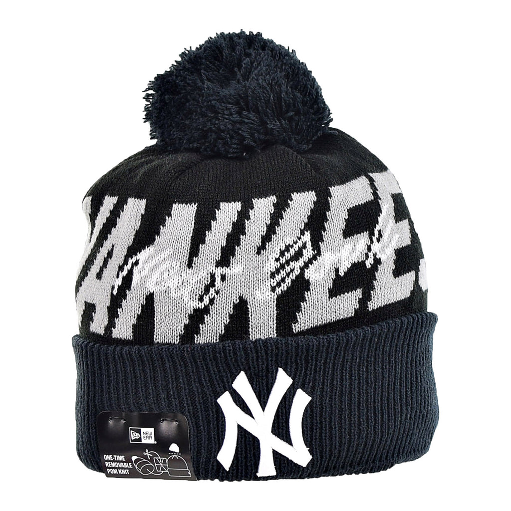 New Era Yankees Confident Men's Winter Beanie Black-Grey
