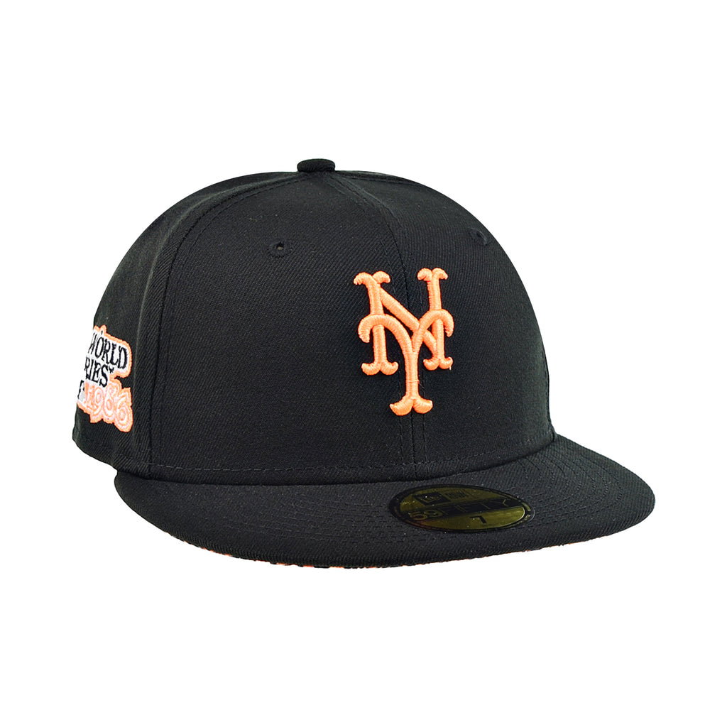 New Era New York Mets Summer Pop 59Fifty Men's Fitted Hat Black-Orange Snake