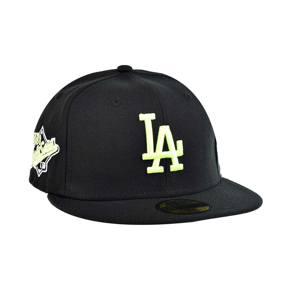 New Era Los Angeles Dodgers Summer Pop 59Fifty Men's Fitted Hat Black-Volt Snake