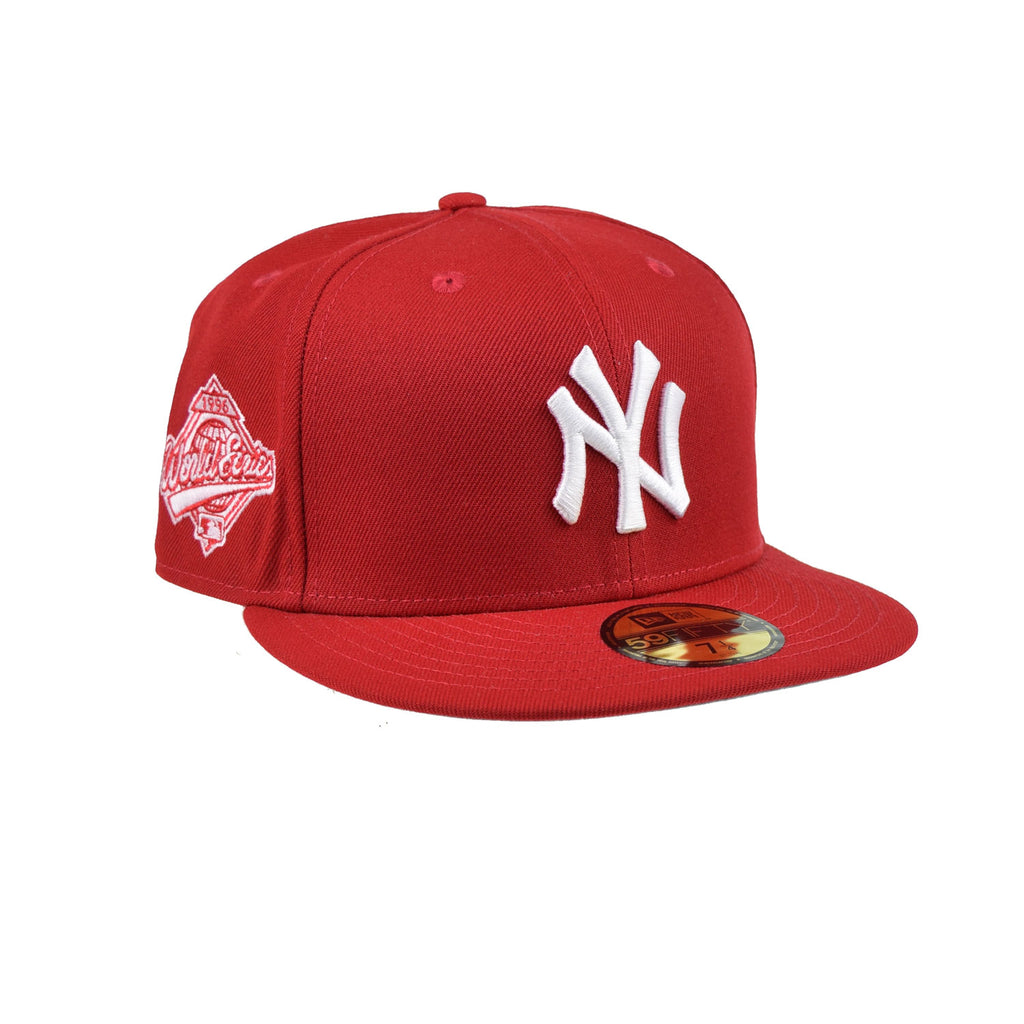 New Era MLB New York Yankees World Series 1996 59Fifty Men's Fitted Hat Scarlet