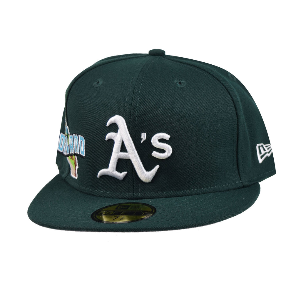 New Era Oakland Athletics State View 59Fifty Men's Fitted Hat Green