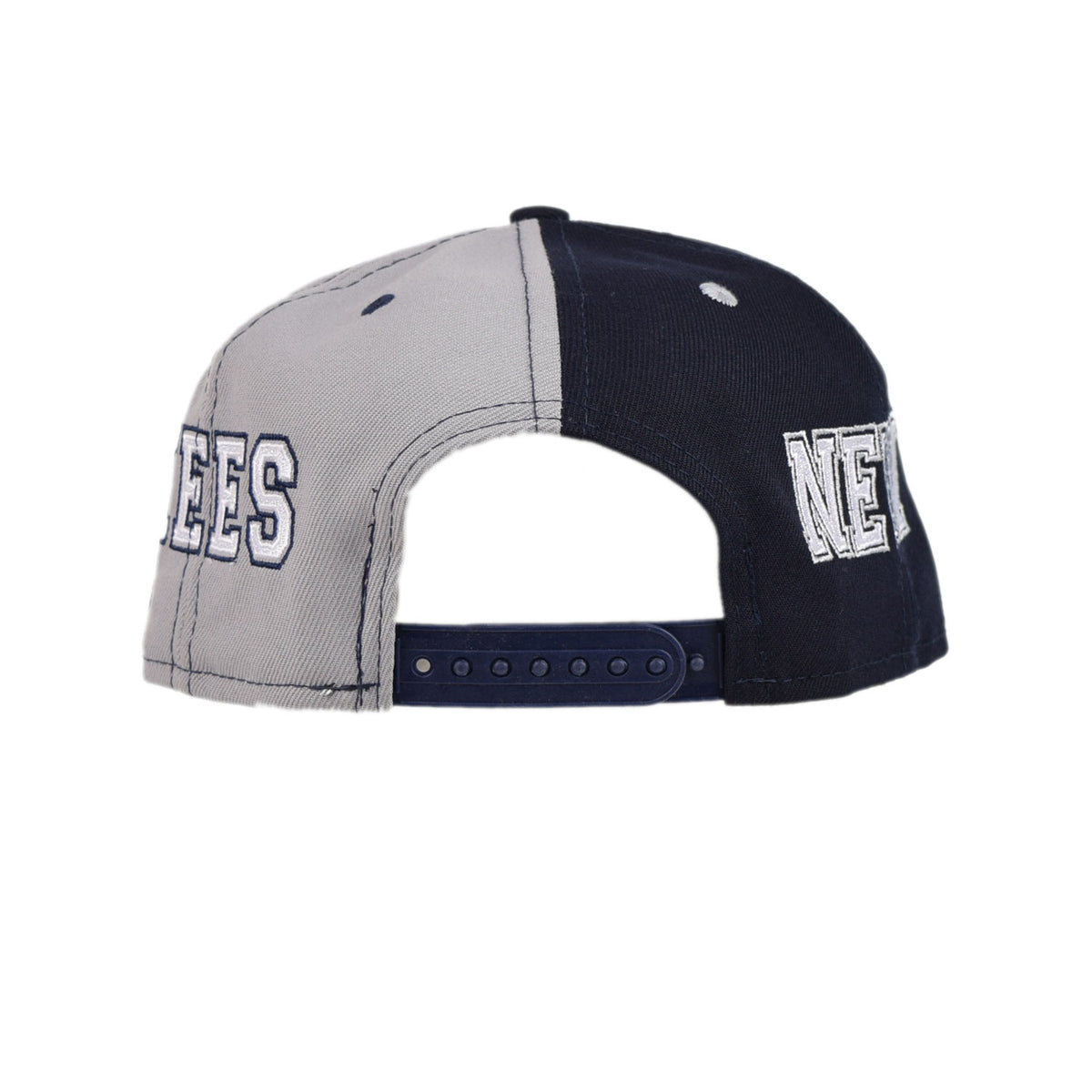 New Era New York Yankees Team Split 9Fifty Men's Snapback Hat Navy-Grey