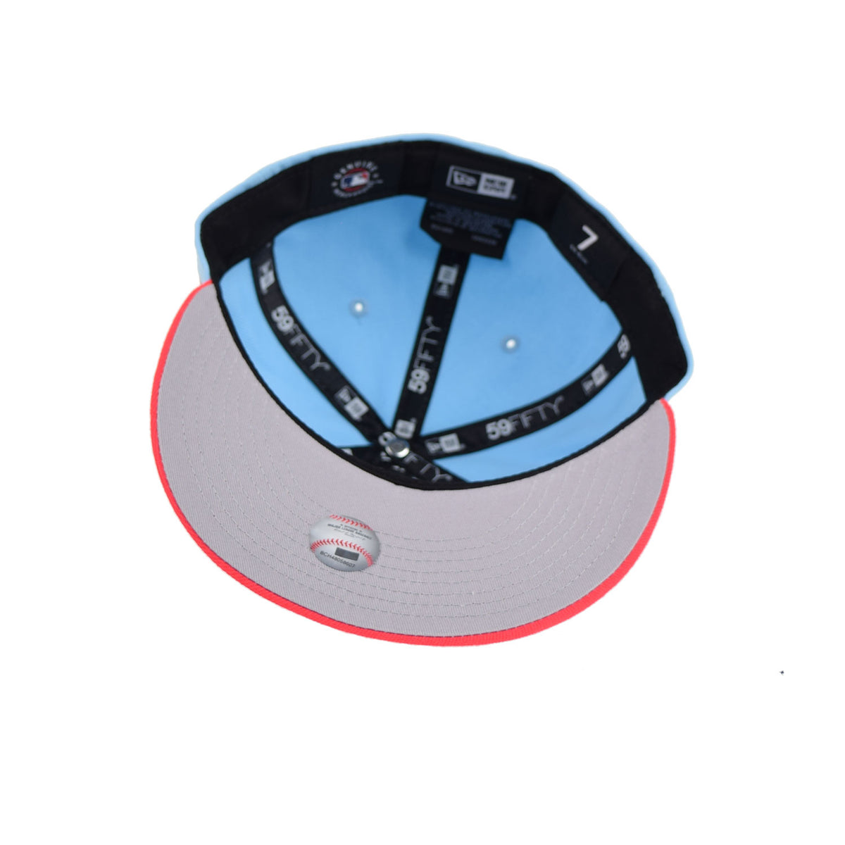 New Era New York Yankees 2Tone Color Pack 59Fifty Men's Fitted Hat Blue-Lava Red