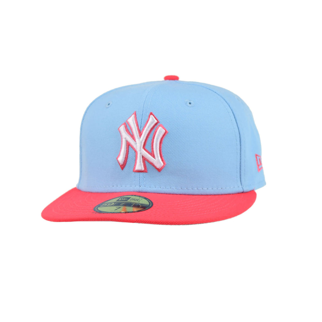 New Era New York Yankees 2Tone Color Pack 59Fifty Men's Fitted Hat Blue-Lava Red