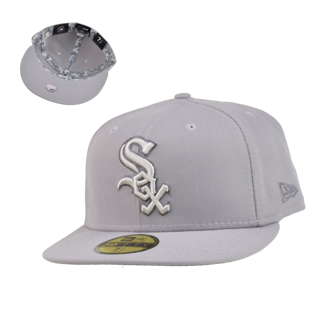 New Era Chicago White Sox Monocamo 59Fifty Men's Fitted Hat Grey