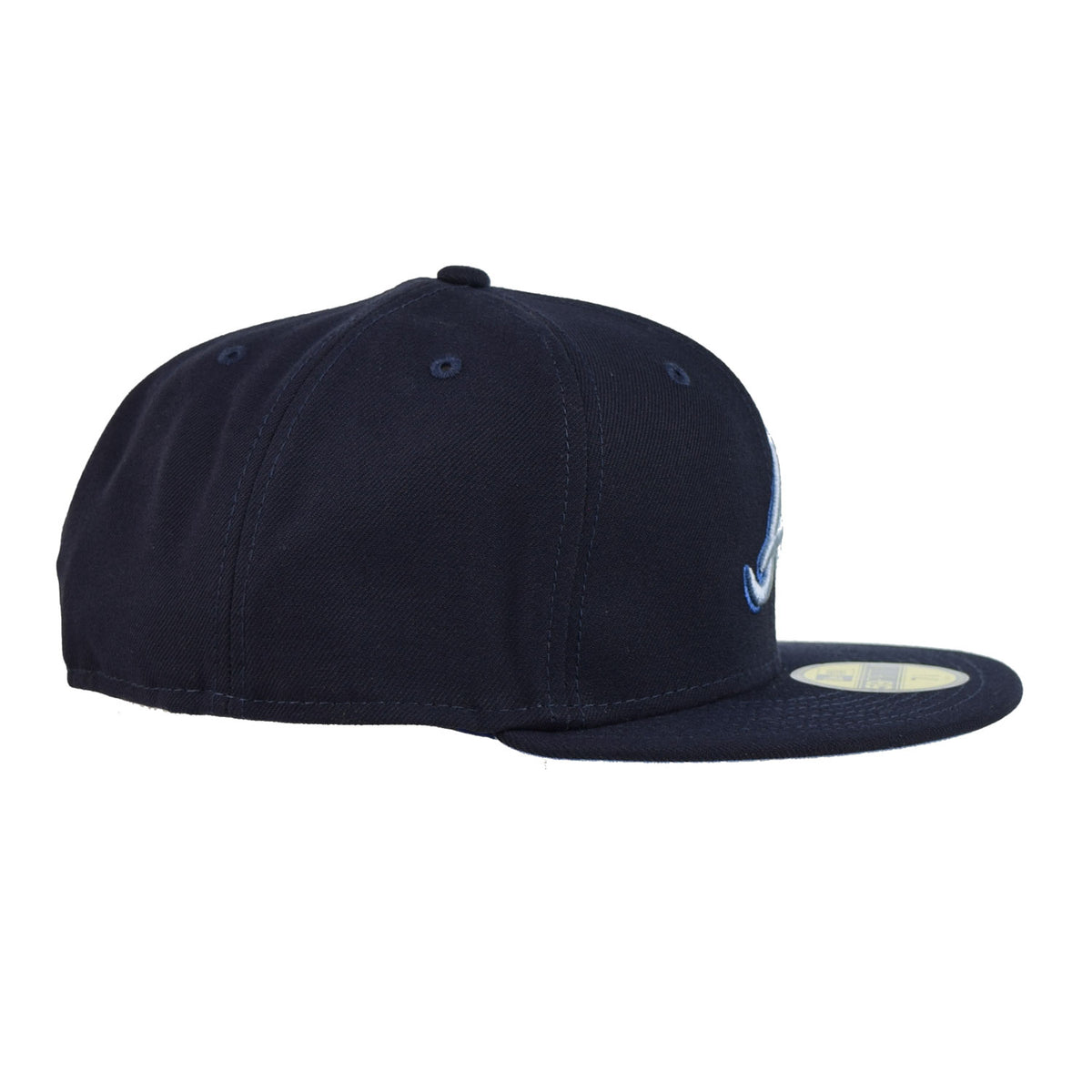 New Era Atlanta Braves Monocamo 59Fifty Men's Fitted Hat Navy