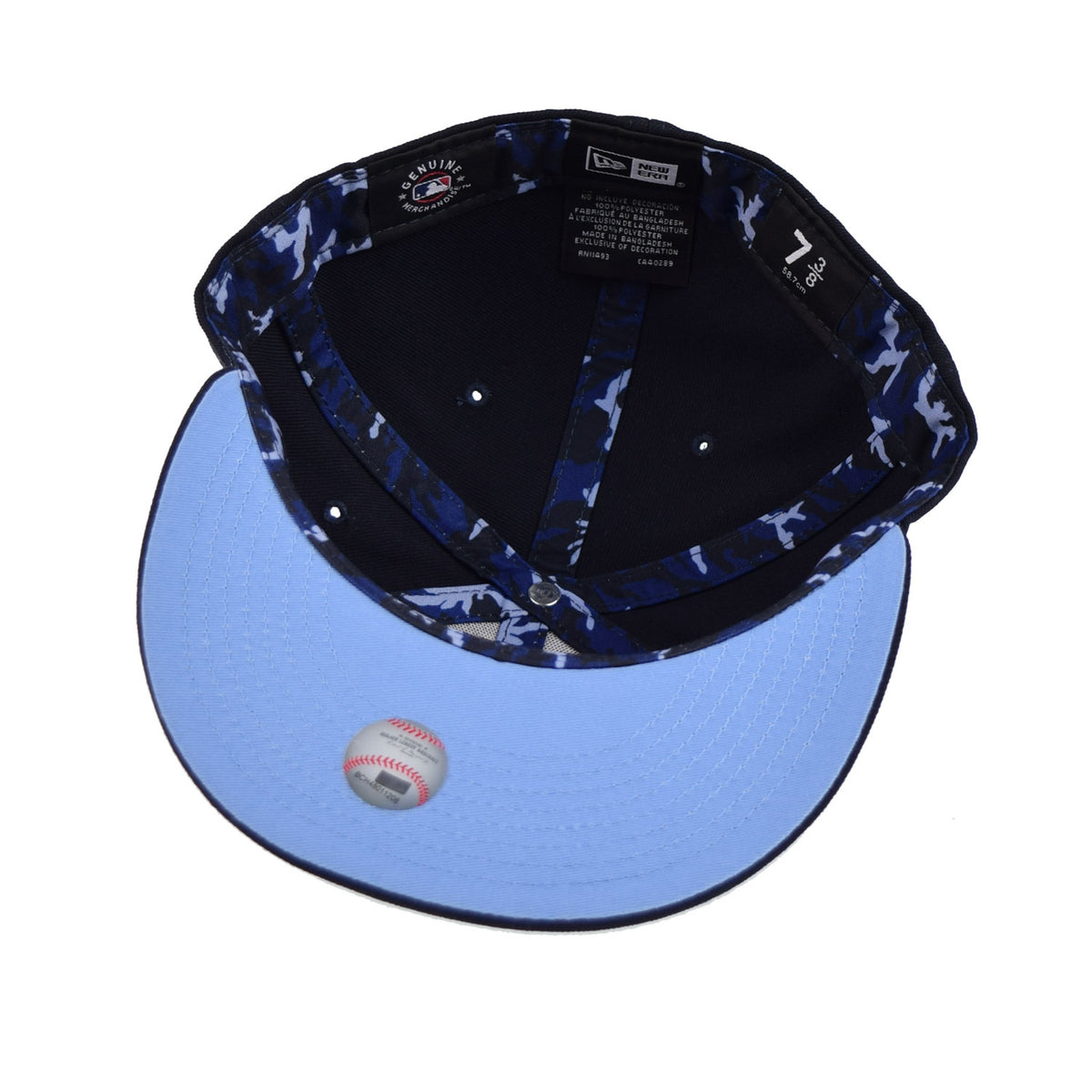 New Era Atlanta Braves Monocamo 59Fifty Men's Fitted Hat Navy