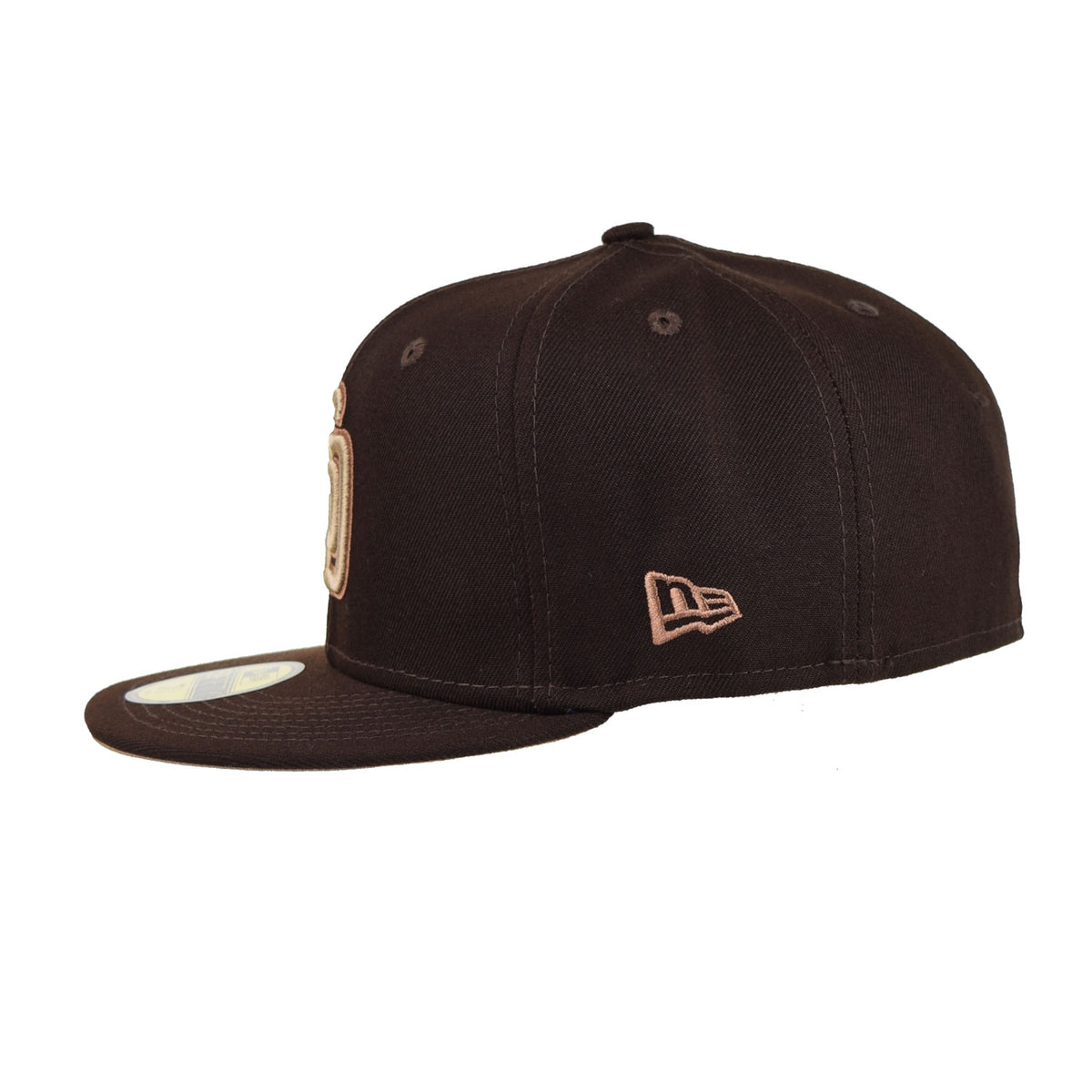 New Era San Diego Padres Monocamo 59Fifty Men's Fitted Hat Brown-Tan
