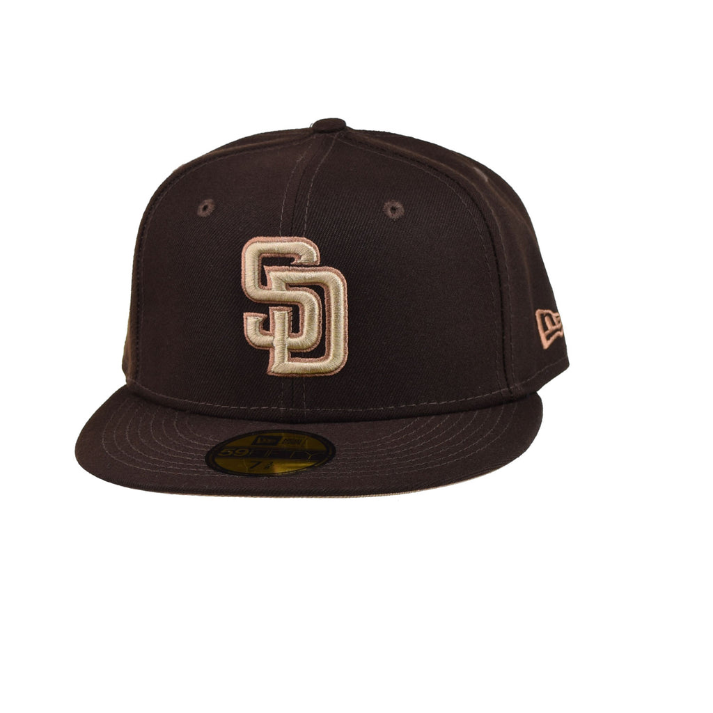 New Era San Diego Padres Monocamo 59Fifty Men's Fitted Hat Brown-Tan