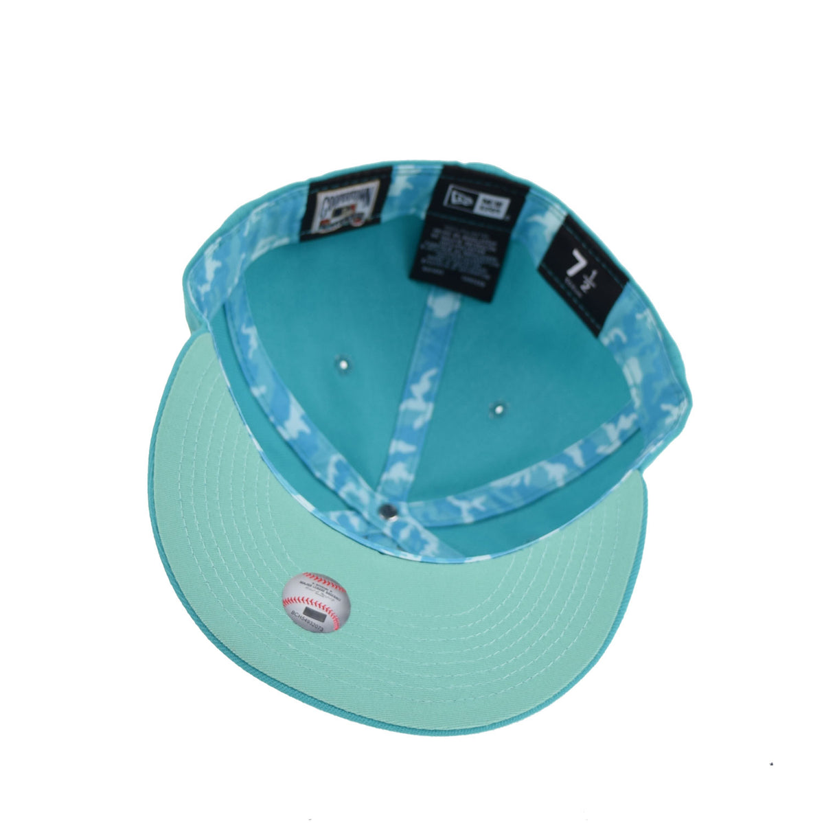 New Era Florida Marlins Monocamo 59Fifty Men's Fitted Hat Teal
