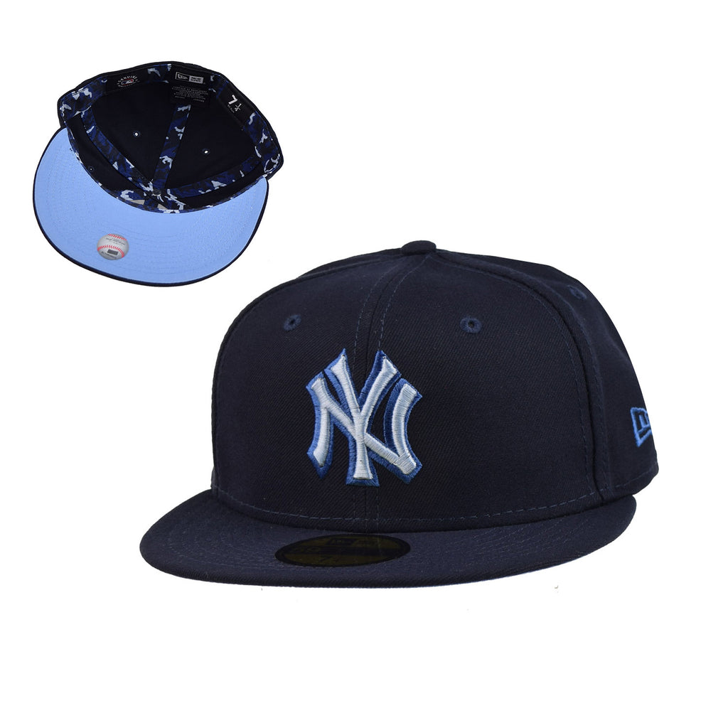 New Era New York Yankees Monocamo 59Fifty Men's Fitted Hat Navy