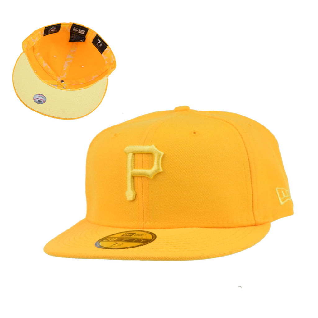 New Era Pittsburgh Pirates Monocamo 59Fifty Men's Fitted Hat Orange-Beige