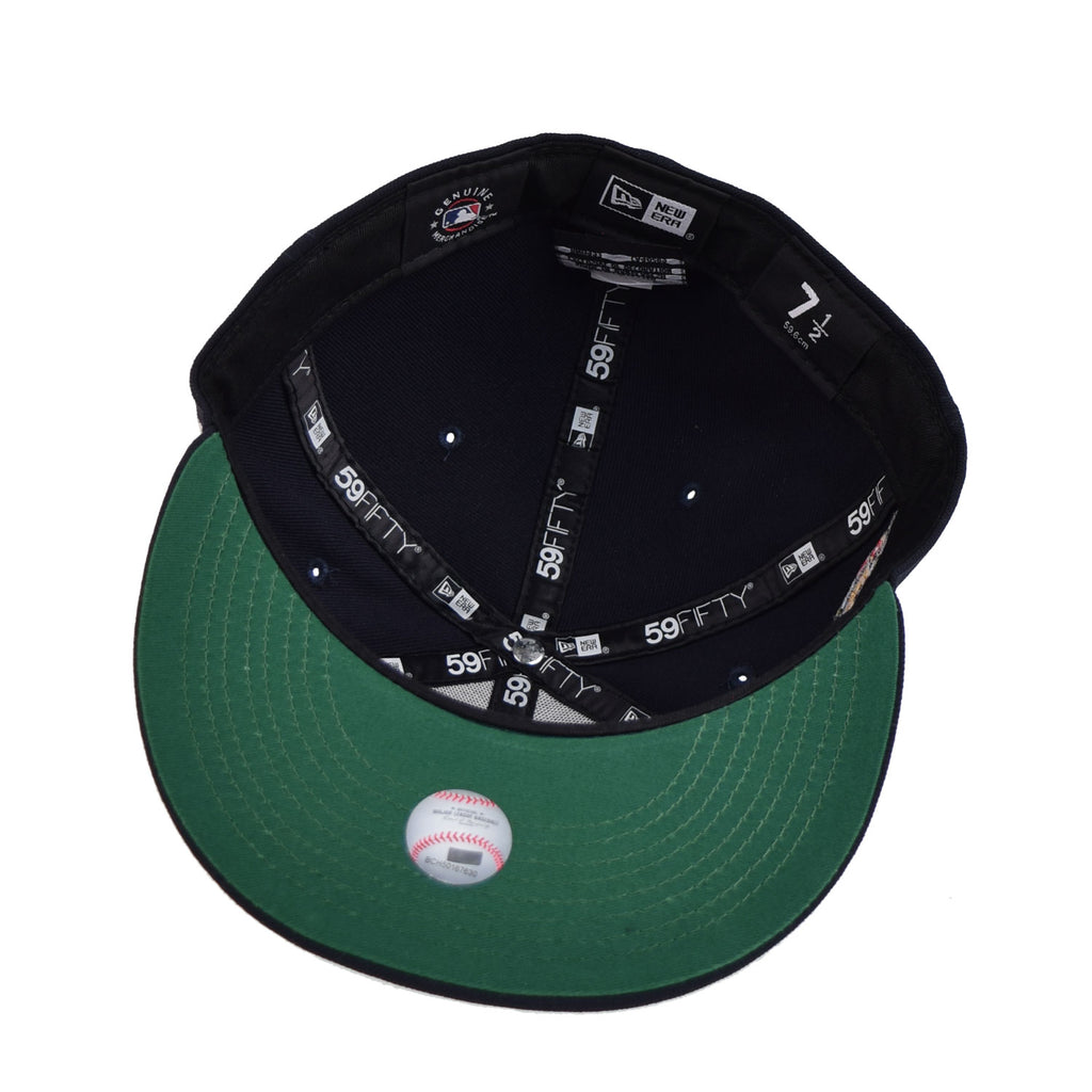 New Era Mens MLB New York Yankees Botanical 59FIFTY Fitted Hat 60355795 Navy, Green Undervisor 7 3/4