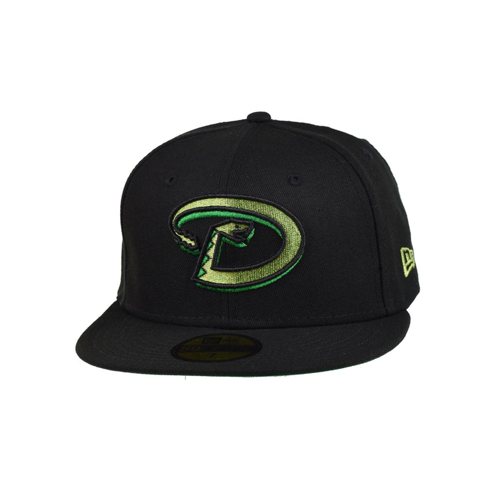 New Era Arizona Diamondbacks Metallic Pop 59Fifty Men's Fitted Hat Black-Green