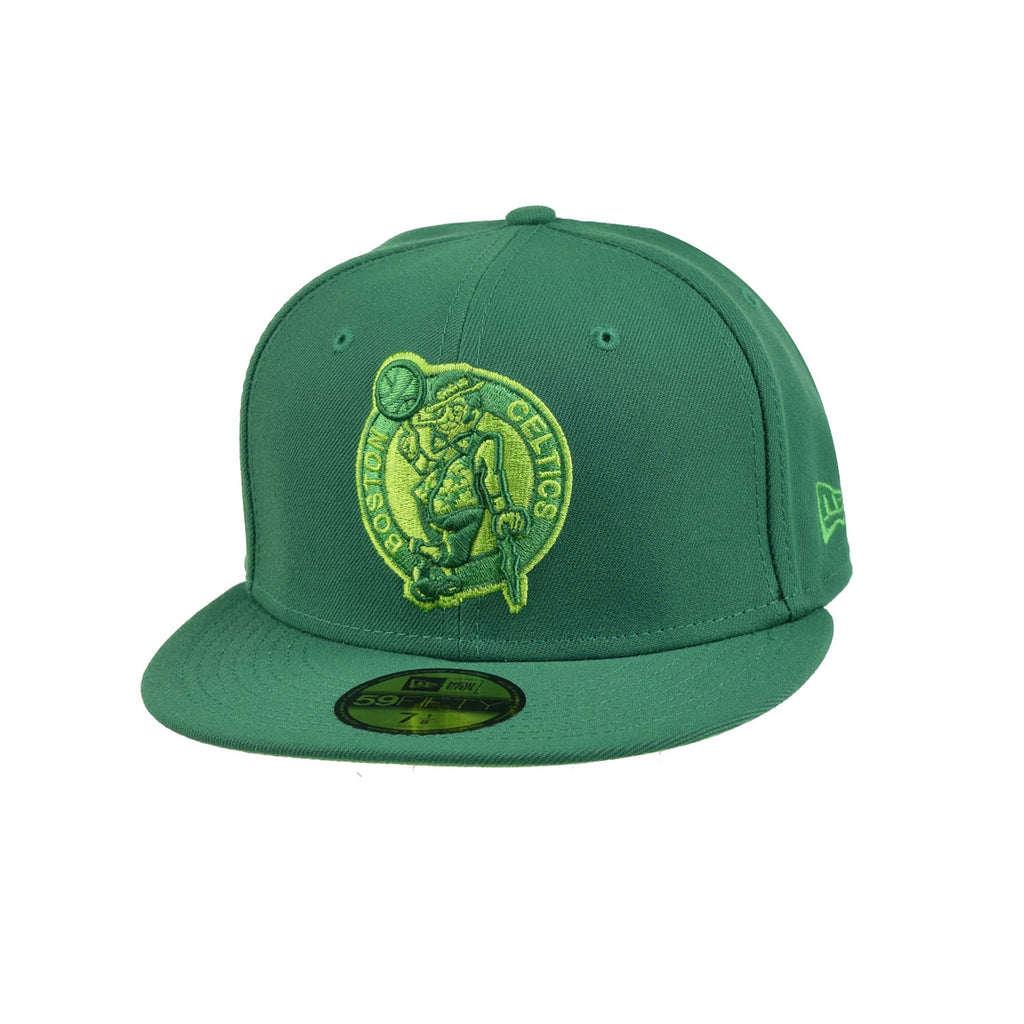 New Era Boston Celtics Monocamo 59Fifty Men's Fitted Hat Kelly Green