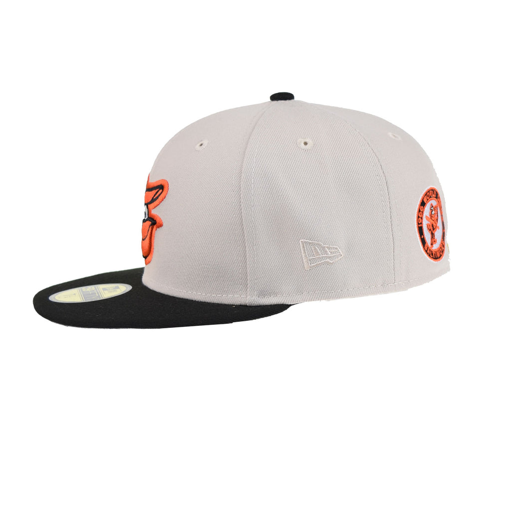 New Era 59FIFTY Baltimore Orioles World Class Fitted Hat in Beige | Size 7 3/4 | 60355952
