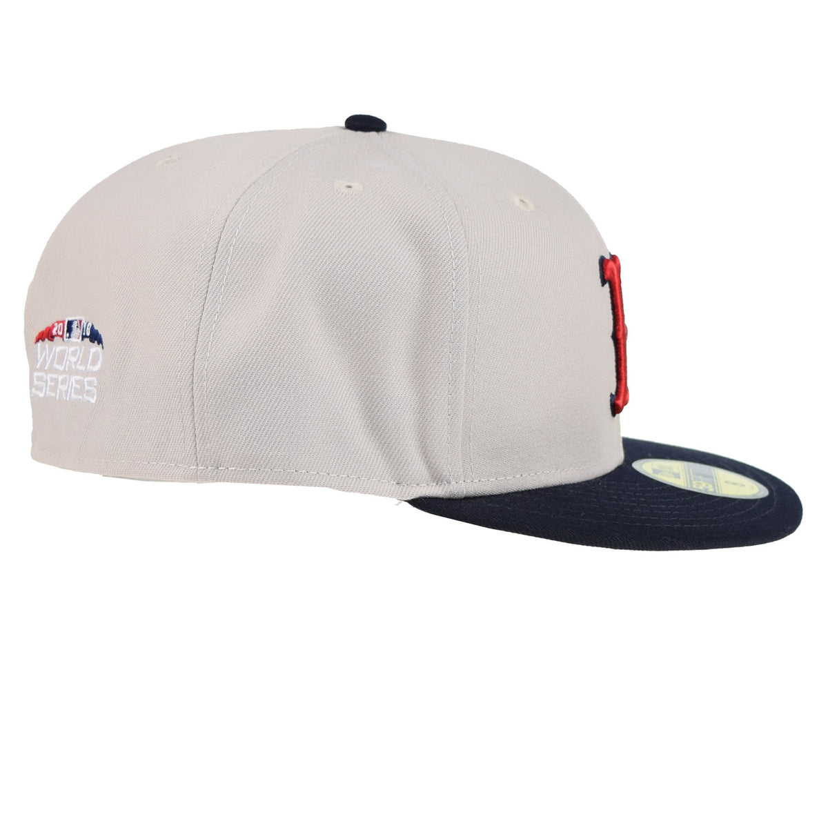 New Era Boston Red Sox World Class 59Fifty Men's Fitted Hat Navy-Beige-Red