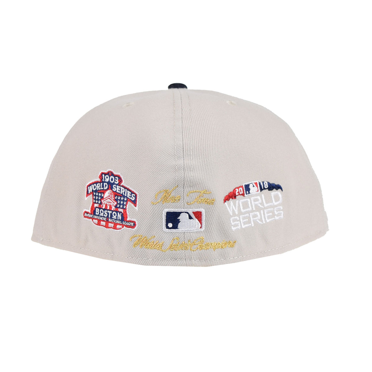 New Era Boston Red Sox World Class 59Fifty Men's Fitted Hat Navy-Beige-Red