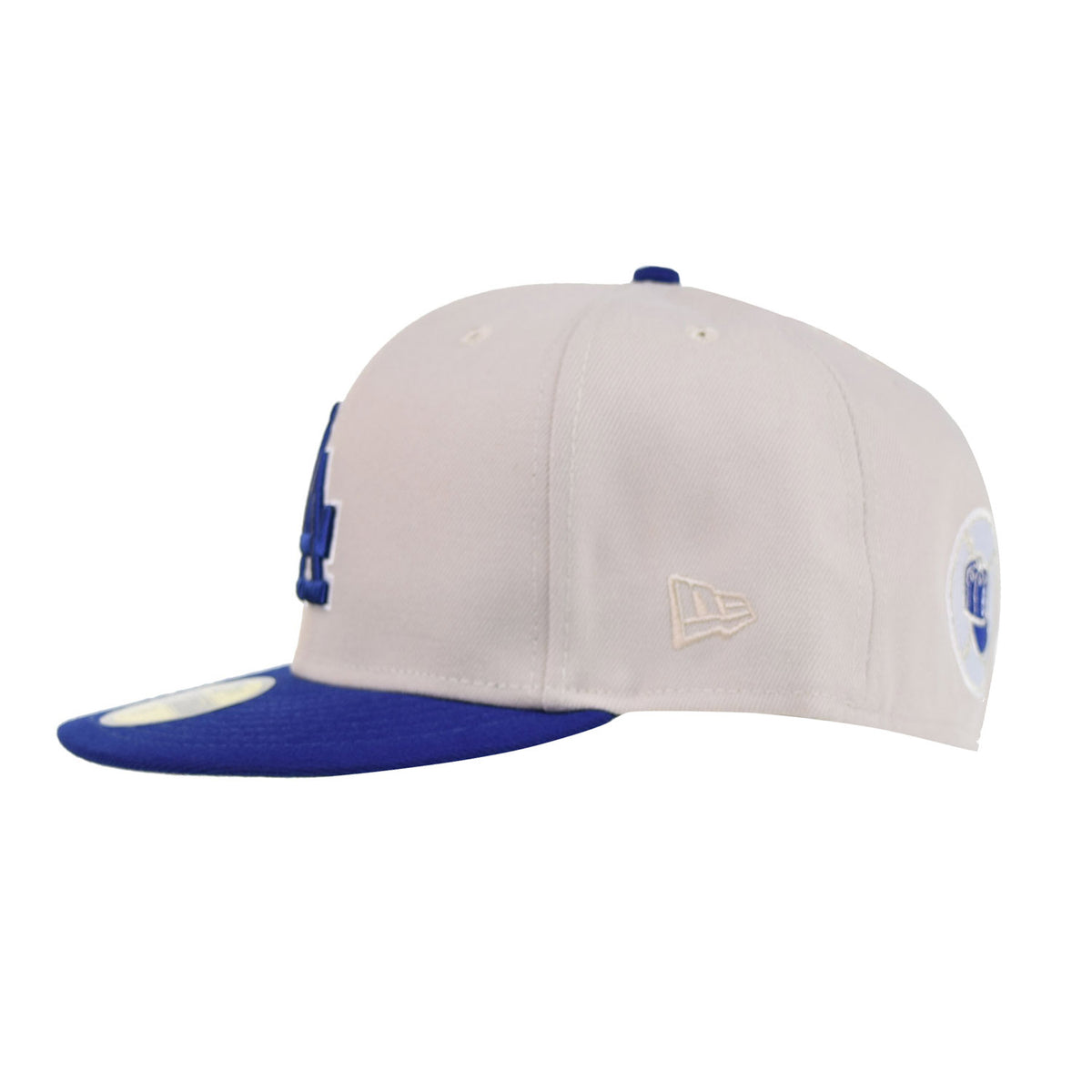 New Era Los Angeles Dodgers World Class 59Fifty Men's Fitted Hat Beige-Royal