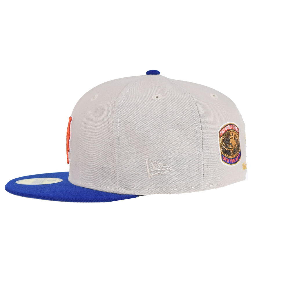 New Era 59FIFTY New York Mets World Class Fitted Hat in Beige | Size 7 1/2 | 60355956