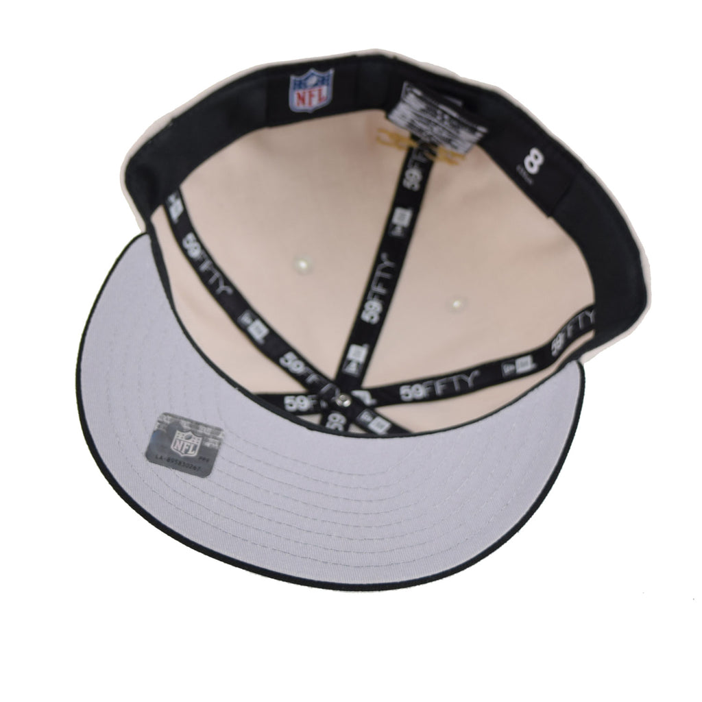 Las Vegas RAIDERS 59fifty Logo Stack NFL New Era black Cap