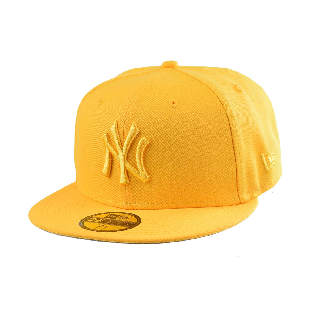 New Era New York Yankees 59Fifty Men's Fitted Hat Yellow