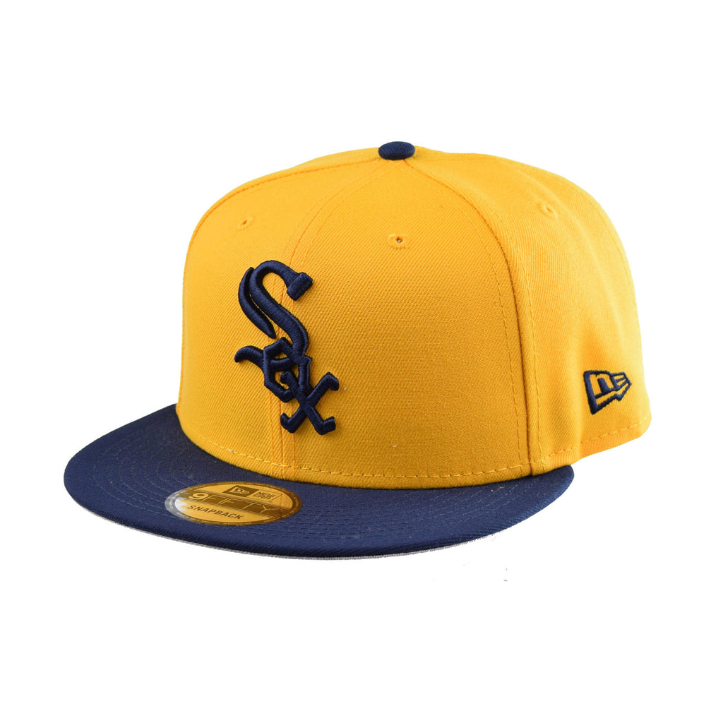 New Era Chicago White Sox 9Fifty Mens's Adjustable Hat Yellow-Navy