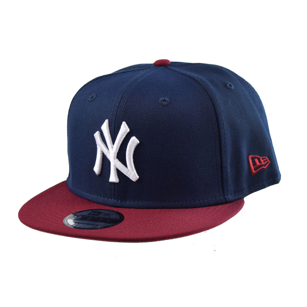 New Era New York Yankees 9Fifty Men's Adjustable Hat Navy-Burgundy