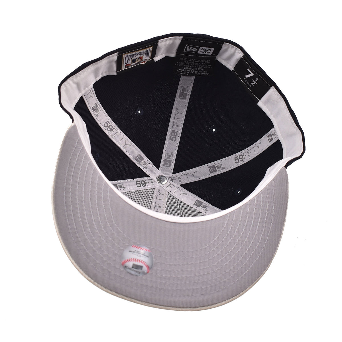 New Era New York Yankees Team Shimmer 59Fifty Men's Fitted Hat Navy
