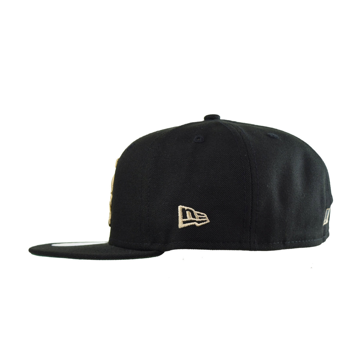 New Era Chicago White Sox  Laurel Sidepatch 59Fifty Men's Fitted Hat Black-Green