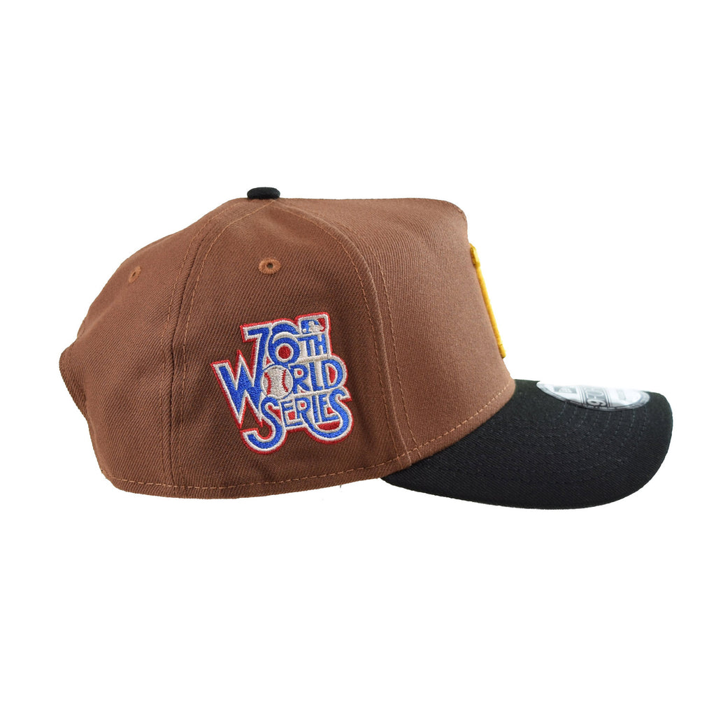 Atlanta Braves New Era Harvest A-Frame 9FORTY Adjustable Hat - Brown