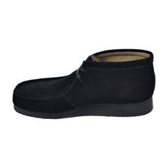 Clarks stinson best sale hi black suede