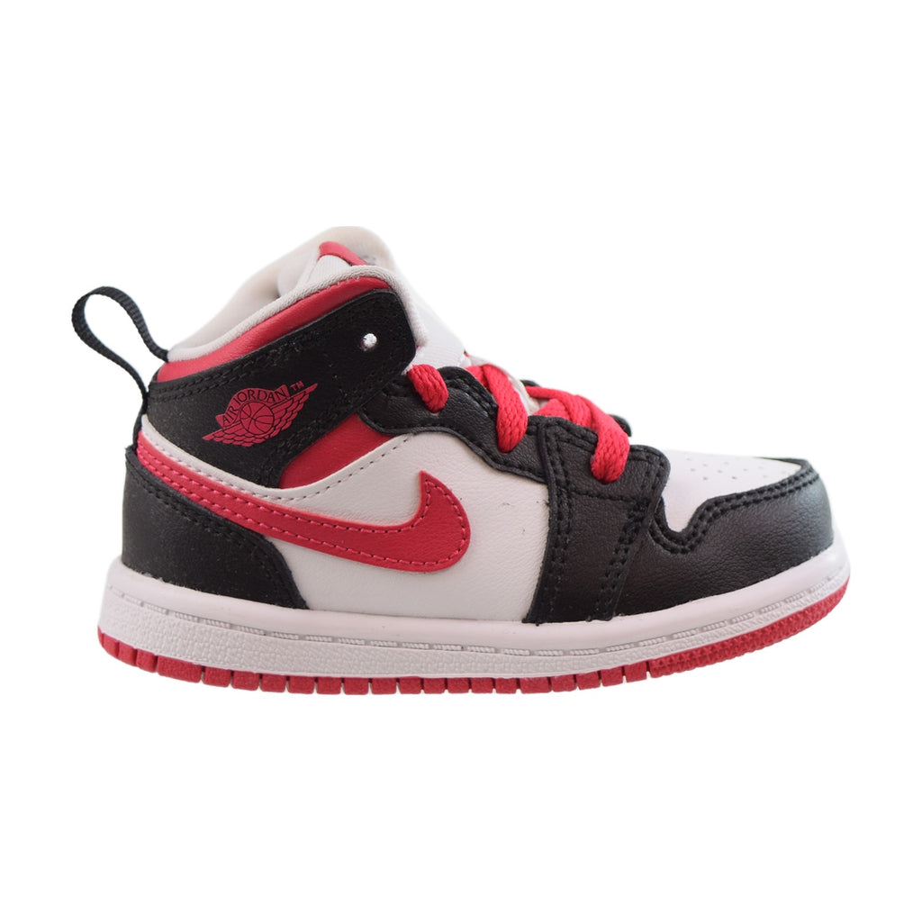 Jordan 1 Mid (TD) Toddlers Shoes White-Very Berry