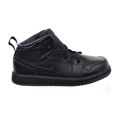 Air Jordan 1 Mid BT Toddler's Shoes Black/Black/Grey