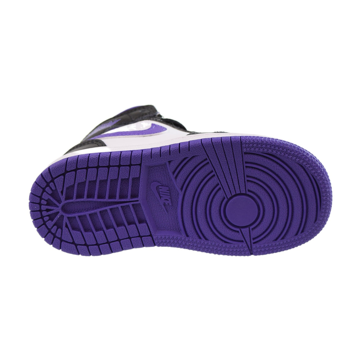 Jordan 1 Mid (TD) Toddlers Shoes Black-Dark Iris 
