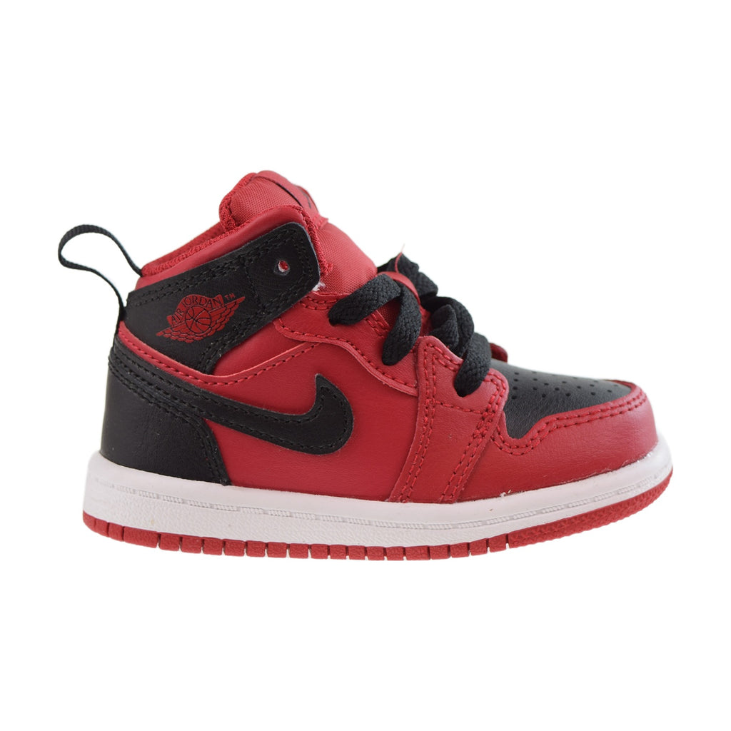 Air Jordan 1 Mid (TD) Toddlers Shoes Varsity Red-Black