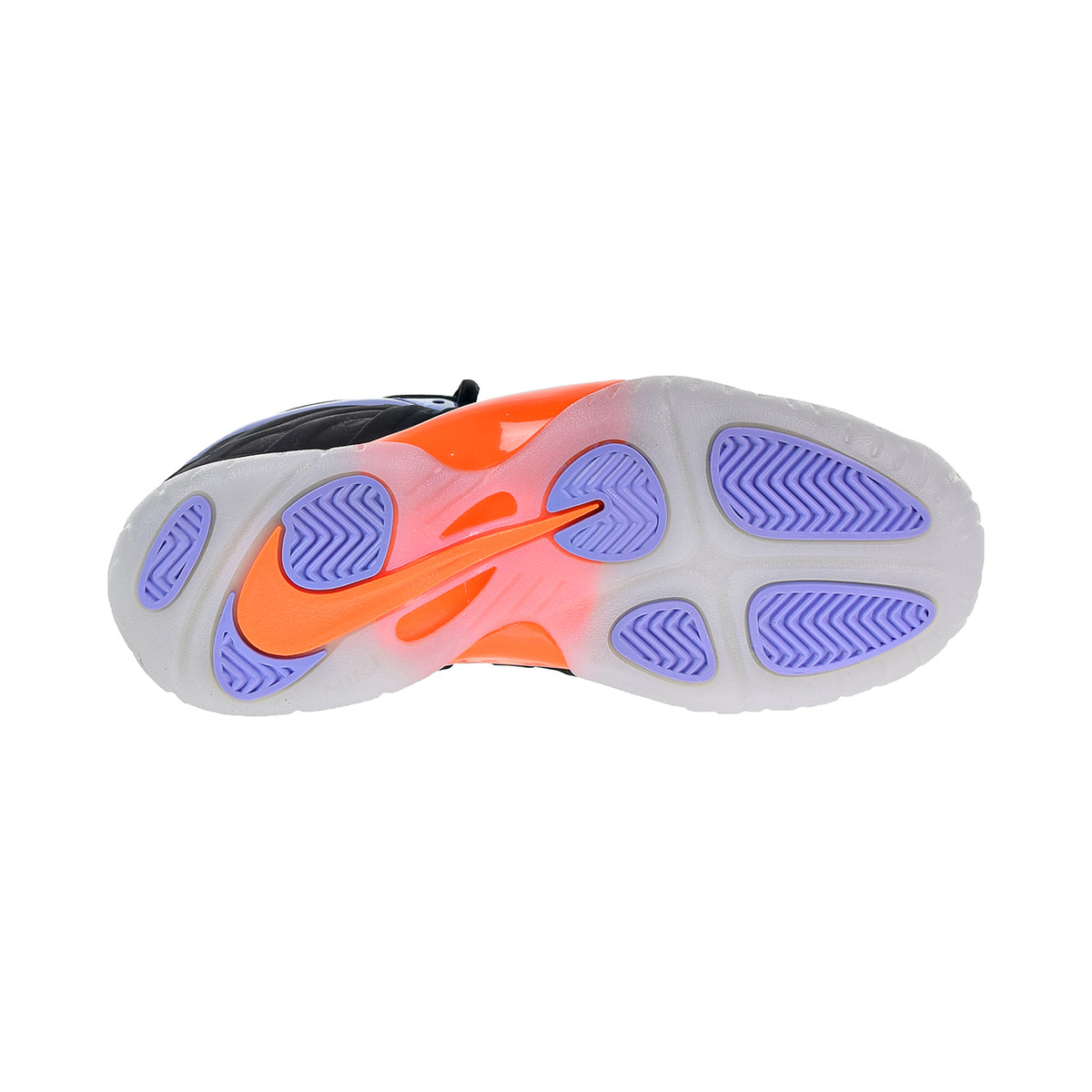 Nike Little Posite One Big Kids' Black/Total Orange/Twilight Pulse