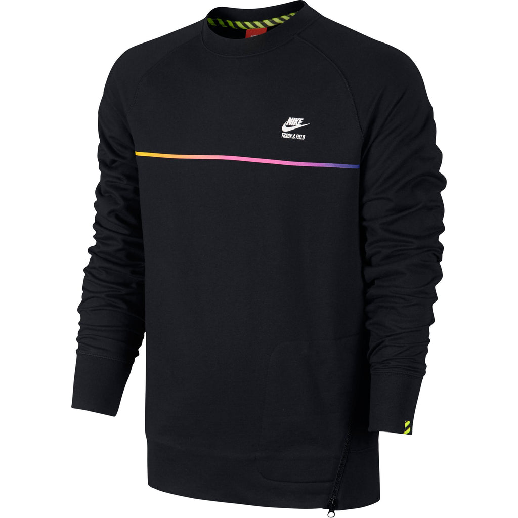 Nike RU NTF Crew Long Sleeve Men's Sweat Shirt Black