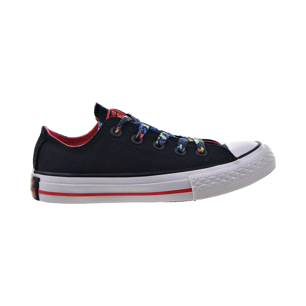 Converse Chuck Taylor All Star Ox Kids' Shoes Black-Ultra Red-White