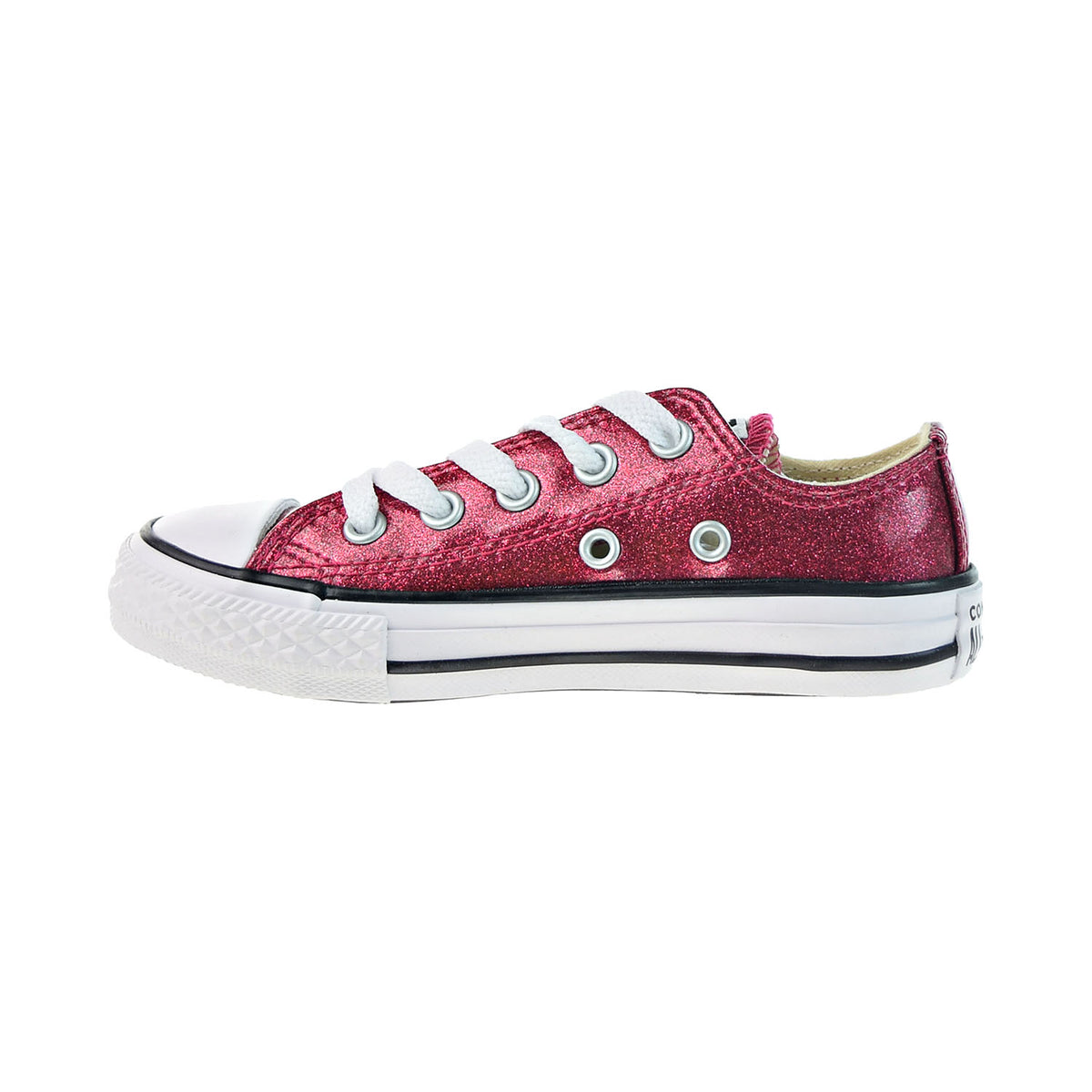 Converse Chuck Taylor All Star Ox Little Kids' Shoes Pink Pop-White