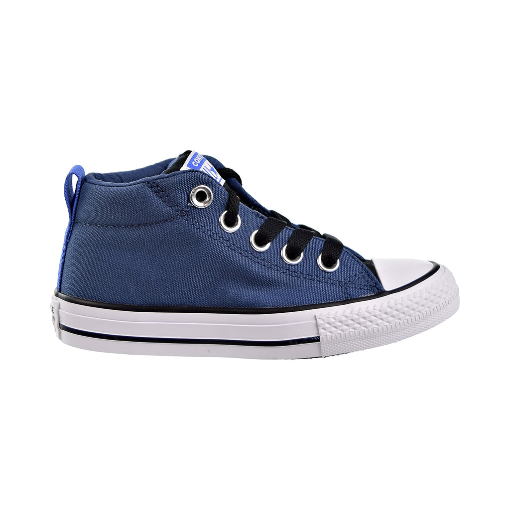 Converse Chuck Taylor All Star Street Mid Big Kids Shoes Mason Blue/Black/White