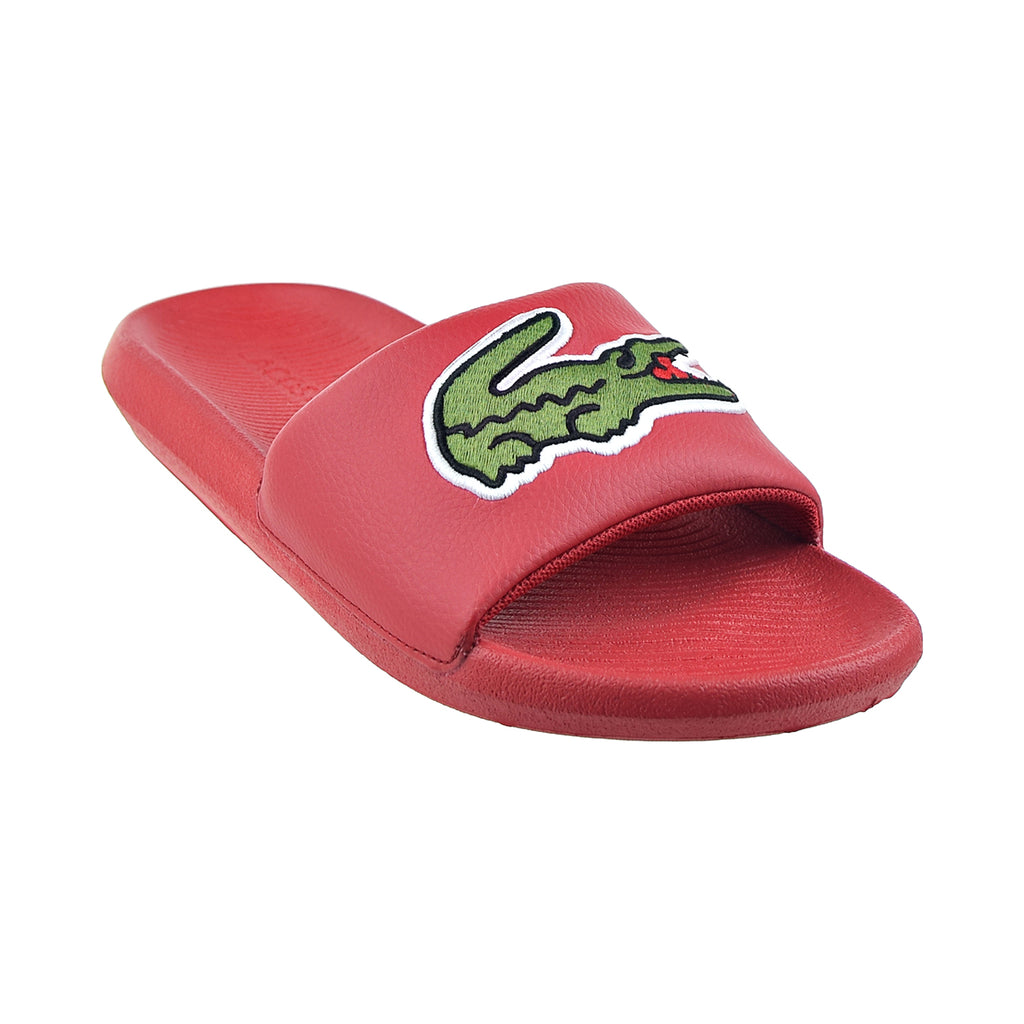Lacoste Croco 319 4 US CMA Synthetic Men's Slides Red/Green 7-38cma0073-t2q (10 M US)