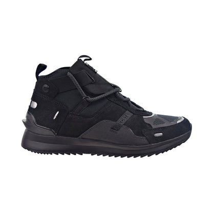 Lacoste Run Breaker 0320 1 SMA Suede Men's Shoes Black-White