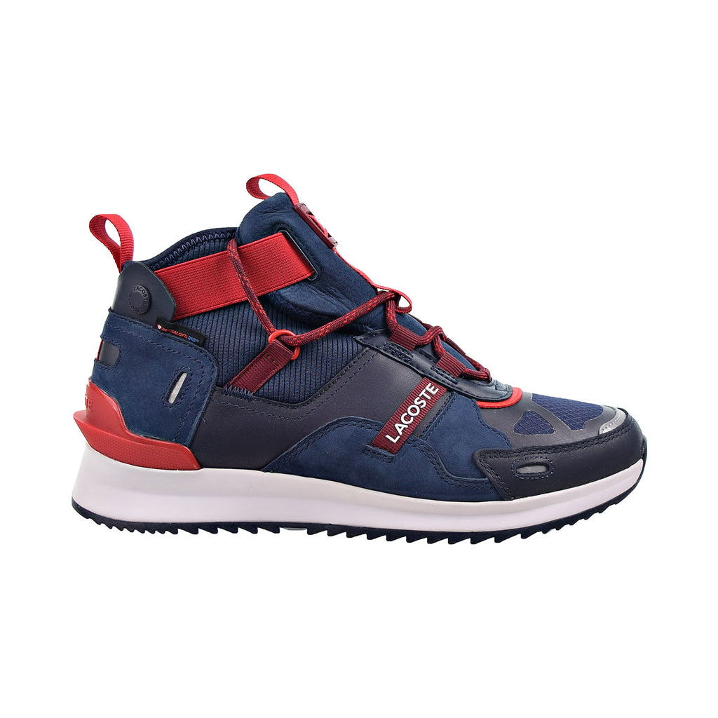 Lacoste Run Breaker 0521 1 SMA Men's Shoes Navy Blue-Rouge