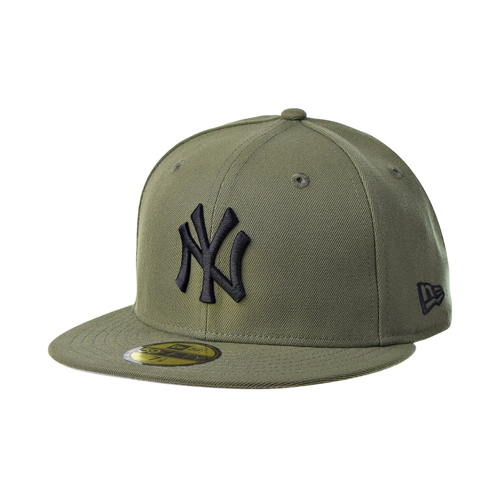 New Era New York Yankees 59Fifty Fitted Men's Hat Olive-Black
