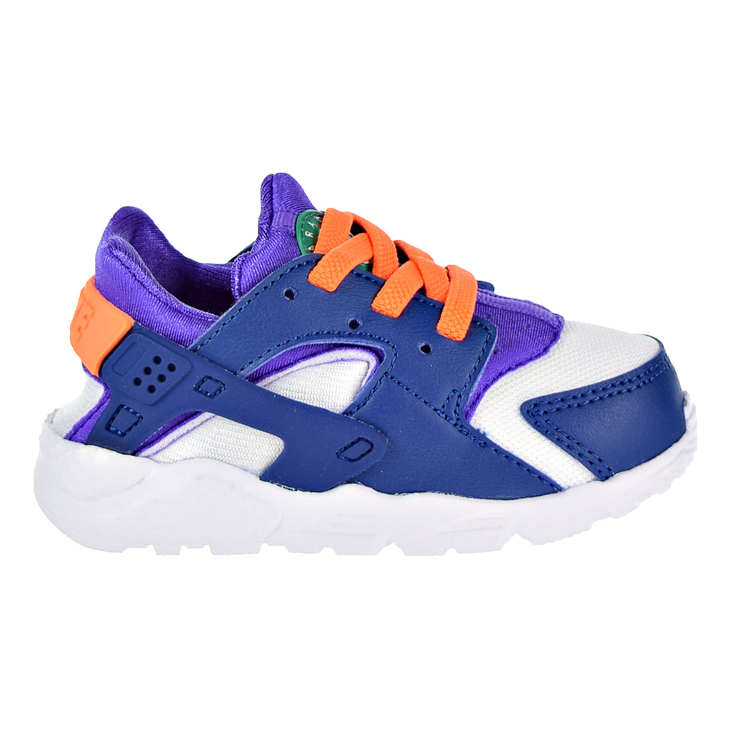 Nike Huarache Run Todder's Shoes White/Cone/Gym Blue