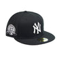 New Era New York Yankees World Championships Men's Fitted Hat Black-Pink Bottom