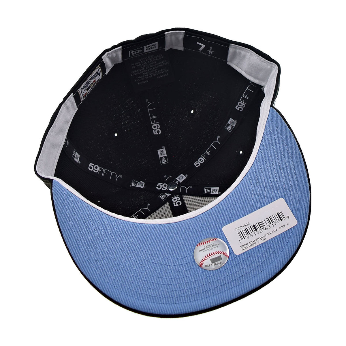 New Era 59Fifty Chicago White Sox World Series Men's Fitted Hat Black