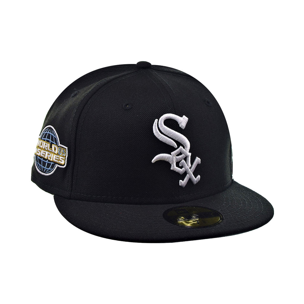 New Era 59Fifty Chicago White Sox World Series Men's Fitted Hat Black